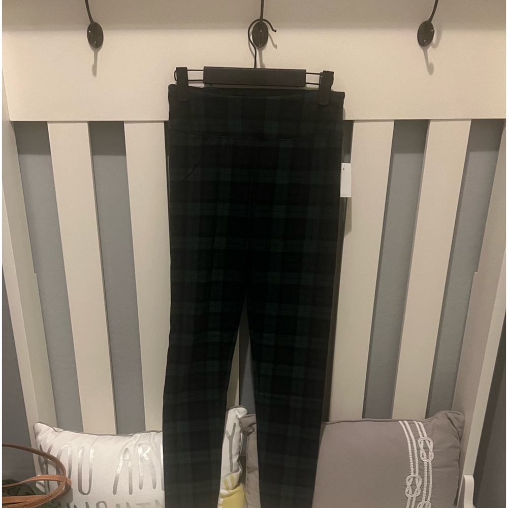 NWT Black Watch plaid leggings! JCrew Factory size S